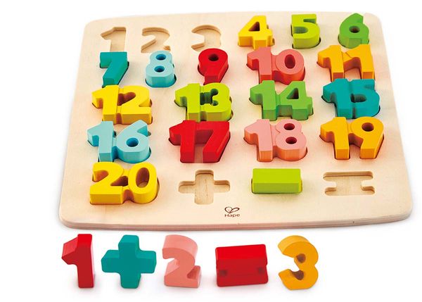 HAPE Puzzle mit Zahlen und Rechensymbolen, ab 3 Jahre