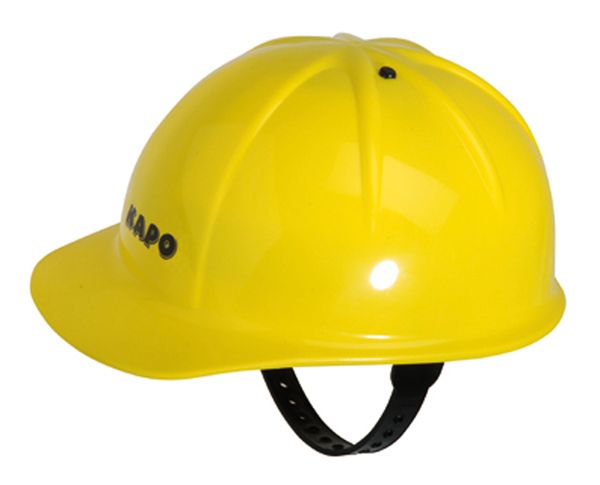 Kletterhelm, Schale, Gelb, Hartplastik, Kinnriemen