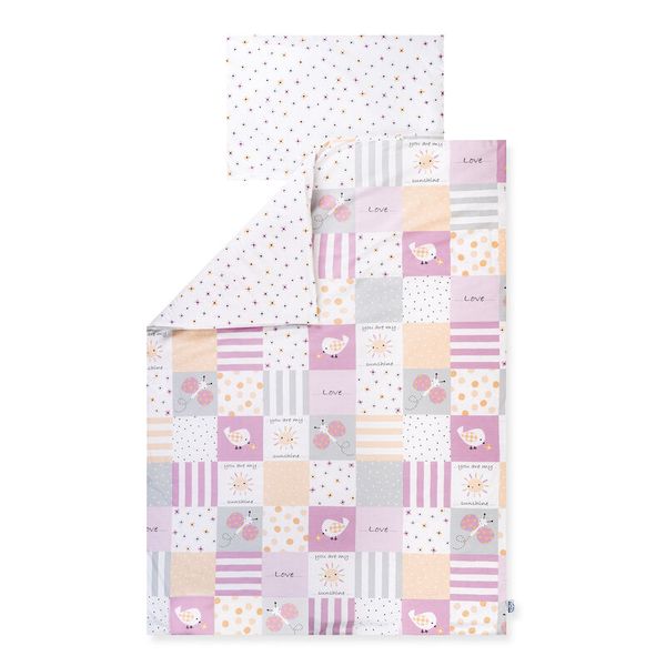Kinderbettwäsche, Patchwork, Bettwäsche, Stofffärbung, Muster