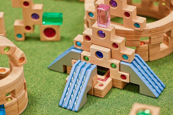 REGENBOGENLAND Wasserfälle, 12 Bausteine + Kasten REGENBOGENLAND Wasserfälle, 12 Bausteine + Kasten