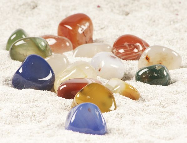 Halbedelsteine "Kunterbunt 2 - 3 cm", 250g Halbedelsteine "Kunterbunt 2 - 3 cm", 250g