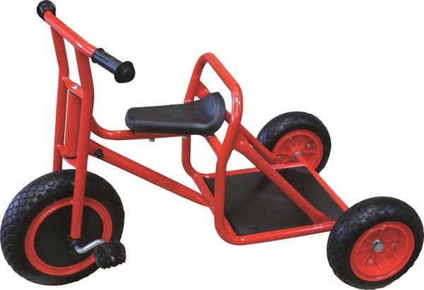 Trike, Pedal-Go-Kart, Rot, Vier-Rad, Sitz mit Sicherung