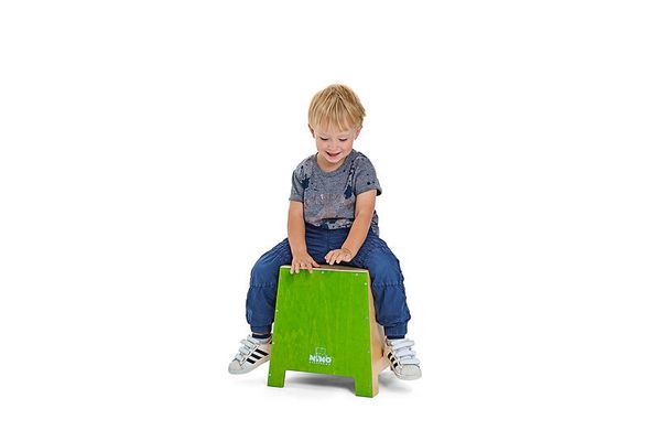 NINO® Percussion stapelbares kleines Cajon, grün