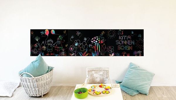 XL Kratzposter, 8 Posterbögen (je 75 x 52 cm), 24 Holzstifte, 32 Klebepunkte