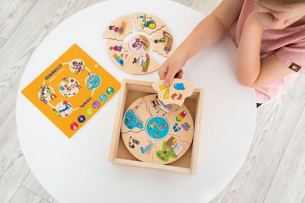 puzzle, holzpuzzle, runder puzzle, kinder spielzeug, bau set