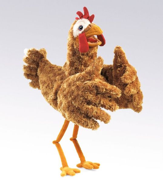 Huhn Requisiten, Plüschhuhn, Haustier Figur, Tierfigur, Stoffhuhn
