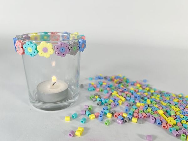 HAMA Midi Bügelperlen im Beutel, Pastellmix, 6.000 Stück