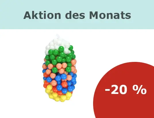 Aktionsartikel des Monats: Bällebad-Bälle