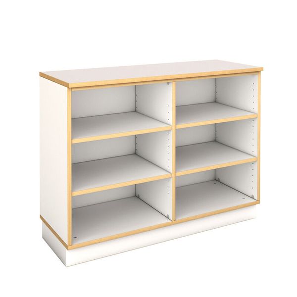 Regal, Offen, Holz, Weiß, Fächer