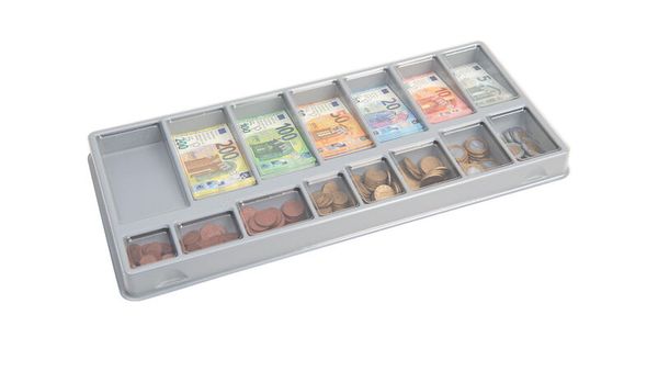 Kassenorganizer, Geldschale, Geldablage, Spardose, Geldkasten