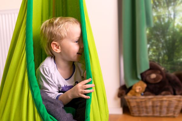 Kinder-Hängehöhle Joki aus Bio-Baumwolle inkl. Befestigungsmaterial, Farbe wählbar