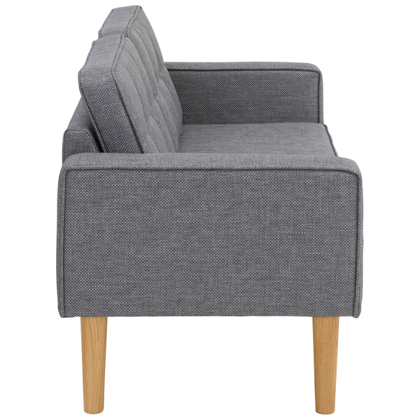 Sofa 2-Sitzer Jules, Sitzhöhe 30 cm, Stoff & Farbe wählbar