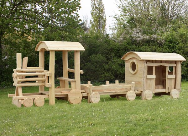 Holzspielzeug, Kinderbahn, Holzzug, Holz, Spielzeugzug
