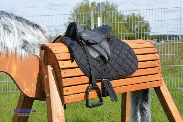 Holzpferd 50 oder 80 cm mit Sattel/Steigbügel/Halfter Holzpferd 50 oder 80 cm mit Sattel/Steigbügel/Halfter