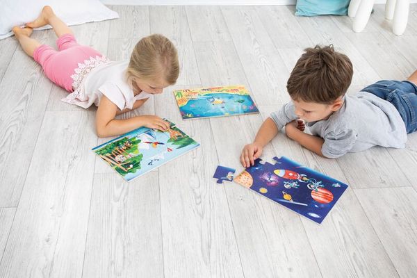 Bodenpuzzle Tiefsee bis Weltall, 45 Teile, ab 3 Jahre Bodenpuzzle Tiefsee bis Weltall, 45 Teile, ab 3 Jahre