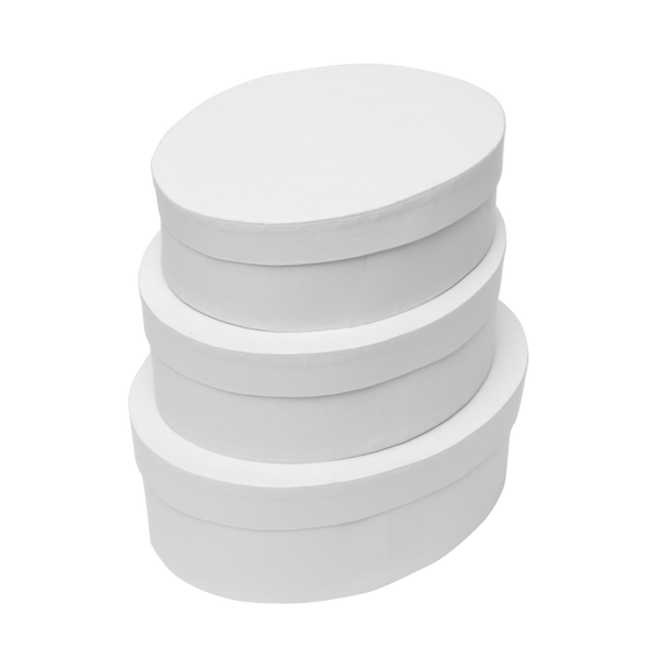 Pappschachtel-Set, 3 Stück, Form wählbar