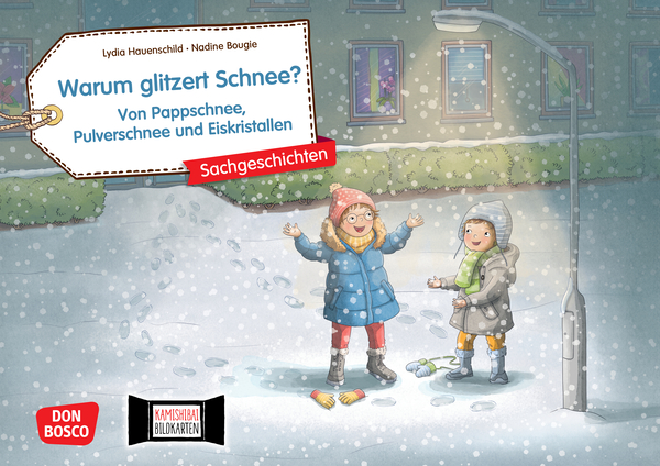 Schneekunst, Kinderbuch, Pappschnee, Eiskristalle, Winterszene