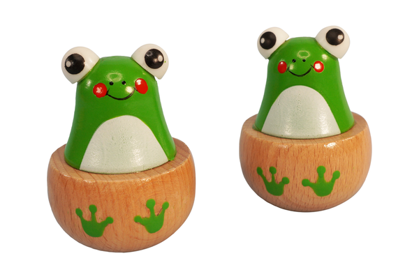 Stehauf-Frosch, 6 Stück Stehauf-Frosch, 6 Stück