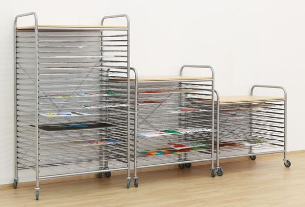 Metallregal, Aufbewahrung, Drahtregal, Rollregal, Blechboden