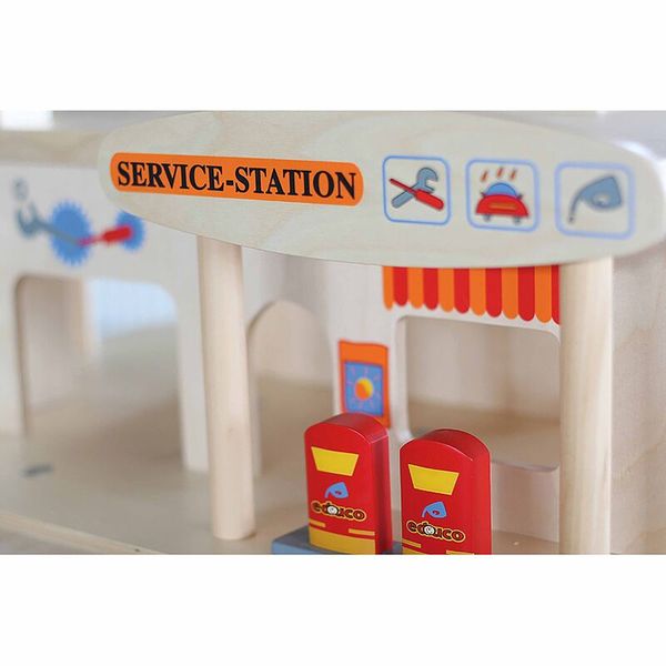 Toy, Stellwerk, Holzspielzeug, Miniatur, Zapfsäulen