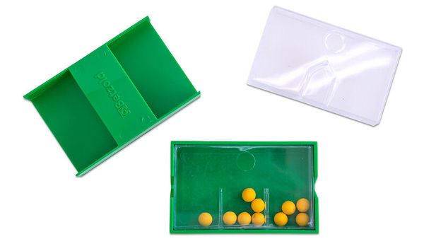 Multi-Split-Schüttelbox mit 10 Kugeln