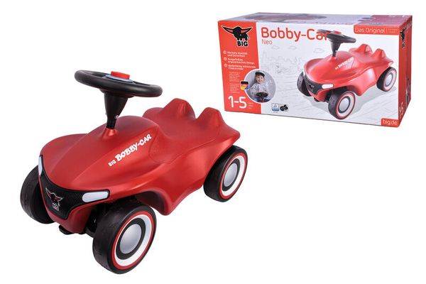 BIG Bobby Car Neo Rot, mit Flüsterrädern, ab 12 Monate