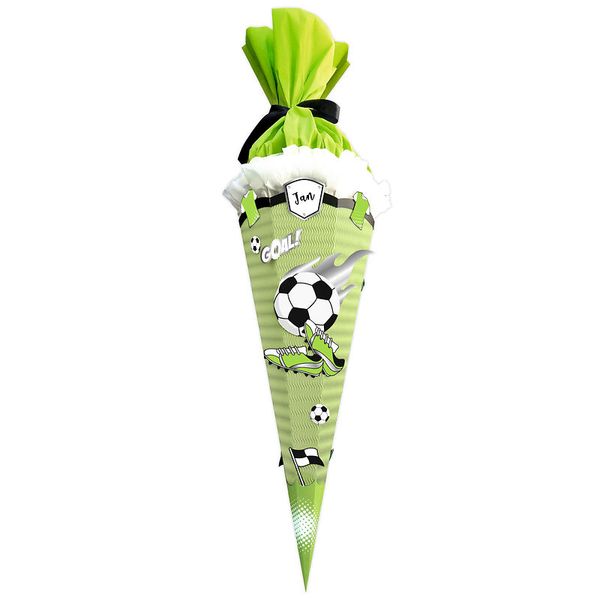 Schultüten-Bastelset Easy Line Fußball, 68 cm, 1 Set 