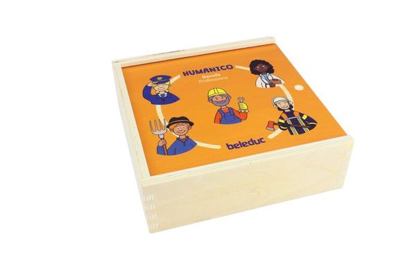 holzbox, spielzeug, puzzle, trommel, werkzeug-figuren