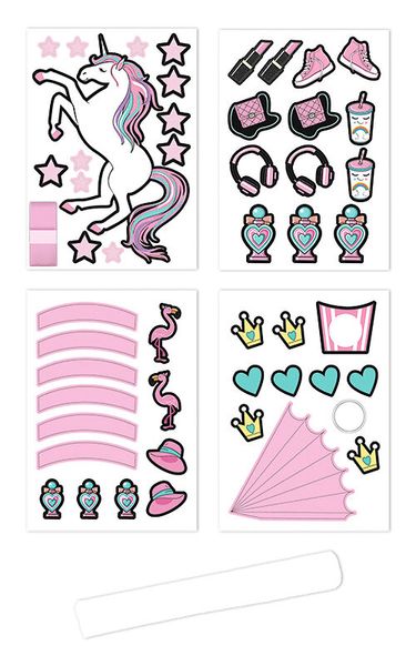 Schultüten-Bastelset Easy Line Einhorn, 68 cm, 1 Set 