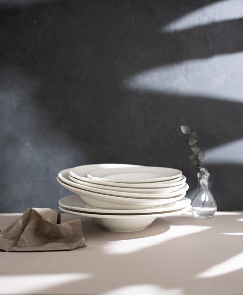 ID Fine Miro white Pastateller, 25 cm