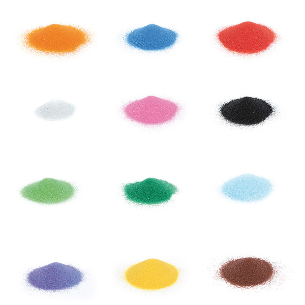 Dekosand in 12 Farben (12 x 200g) Dekosand in 12 Farben (12 x 200g)