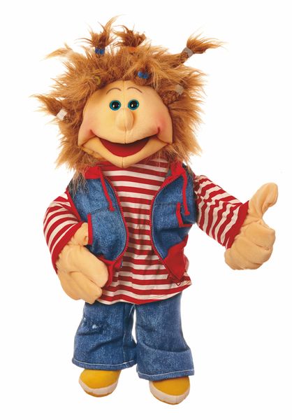 Puppe, Plüschtier, Weste, Hose, Gestreift