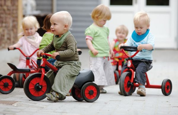 Kinderfahrzeug, Kleinkind-Trike, Rot, Outdoor-Spielzeug, Kindertrike