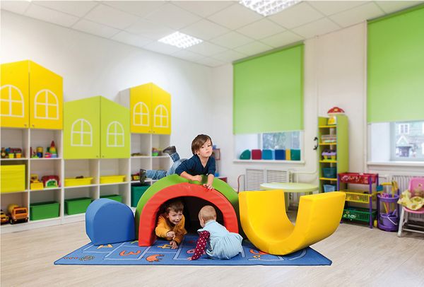 kindergarten, playroom, soft play, foam blocks, children's furniture