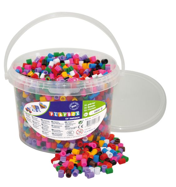 perler beads, set aus perlen, Beutel, bunte Perlen, DIY Bastelset