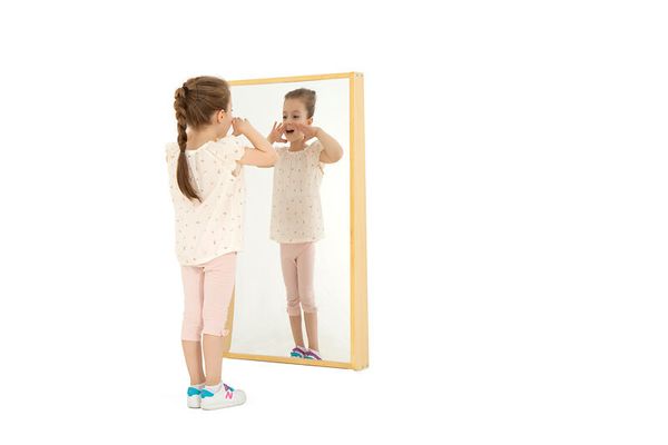 Spiegel, Fotografie, Kind, Mädchen, Person