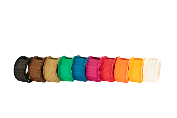 Runde Laternenrohlinge aus 3D-Colorwellpappe, 10 Stück, sortiert