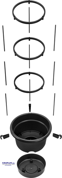 stabilisator, ring, struktur, ständer, montage
