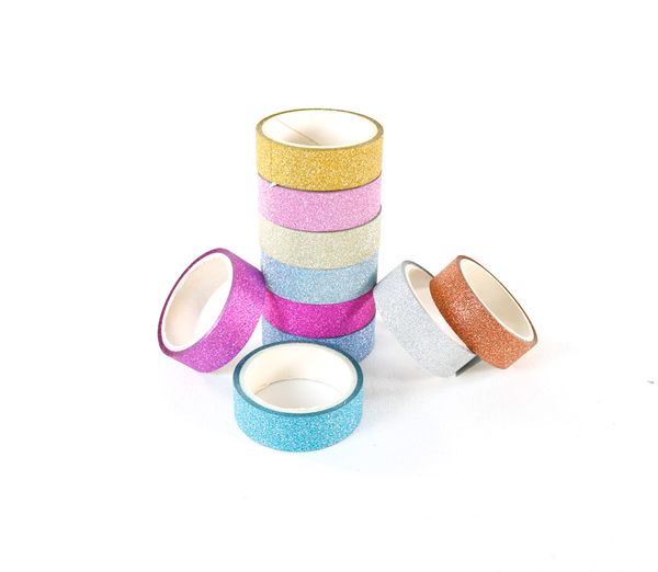 glitter tape, tape roll, colored tape, craft tape, decorative tape
