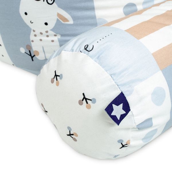 JULIUS ZÖLLNER Bettschlange Patch Blue JULIUS ZÖLLNER Bettschlange Patch Blue