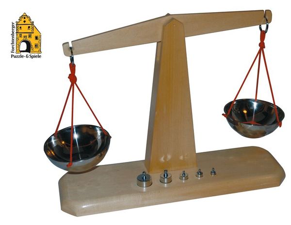 Holzwaage inkl. 5 Gewichte, LxBxH: 40x12x30 cm, ab 3 Jahre Holzwaage inkl. 5 Gewichte, LxBxH: 40x12x30 cm, ab 3 Jahre