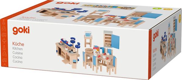 Küche-Spielset, Holzspielzeug, Küche, Küchenblock, Kinderspielzeug