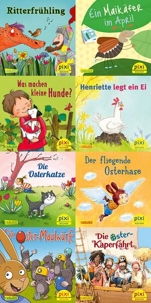 PIXI Set Frühling und Ostern, 8er-Set