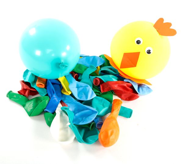 balloon, Gummiballon, Entchen-Ballon, Party-Dekoration, Platzset Ballonset