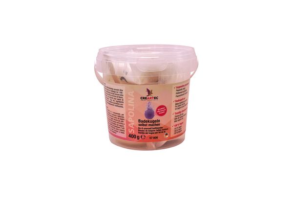 Badeskugel, Bubble, Kugelbad, Pfirsichfarbig, 400 g