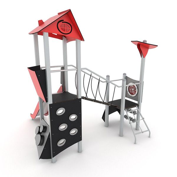 Spielturm mit Rutche, Steel+  Spielturm mit Rutche, Steel+