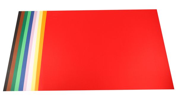 FOLIA Tonpapier, 130 g/m², DIN A4, 100 Bogen, 10-farbig sortiert