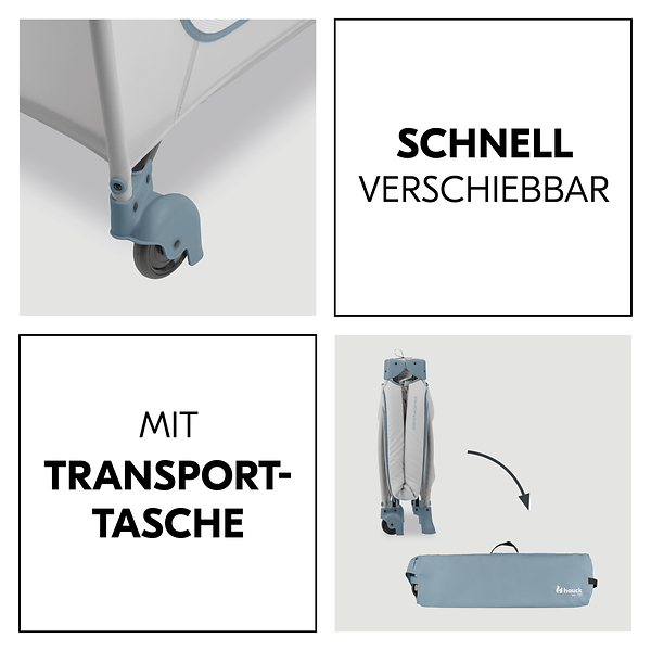 HAUCK Reisebett - Sleep N Play Go Plus - Dusty Blue HAUCK Reisebett - Sleep N Play Go Plus - Dusty Blue