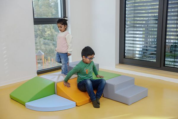 KITAEINKAUF Bewegungsparcours Schaumstoff, Midi, Kunstleder, 7-teiliges Set