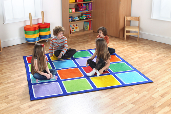 Spielteppich Regenbogen, quadratisch (SONDERANGEBOT)